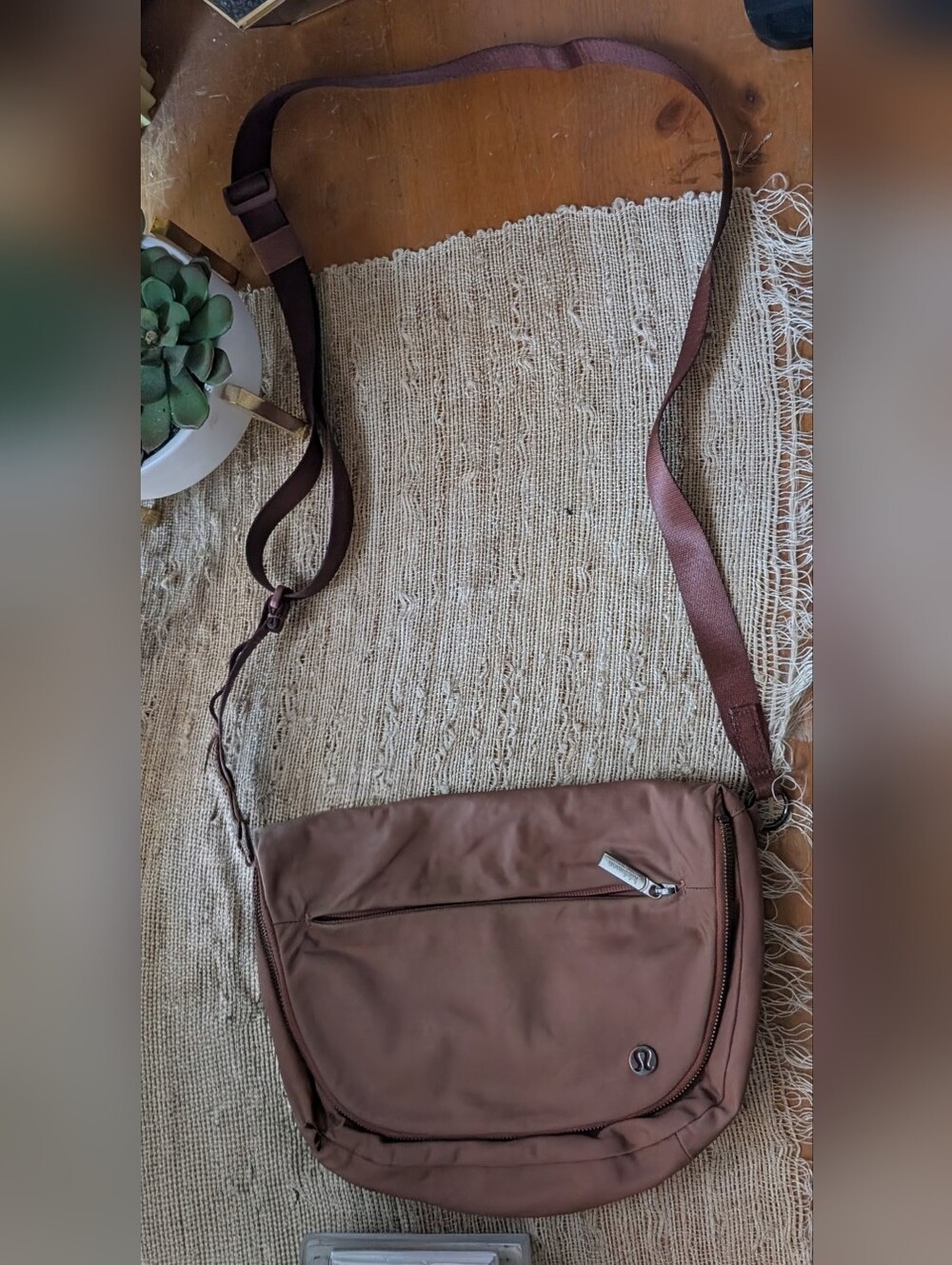 🍋LULULEMON ATHLETICA | All Night Festival Bag Micro in Burnt Caramel